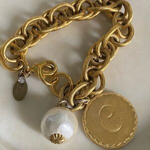 Authentic MAXIMAL ART gold tone vintage bracelet